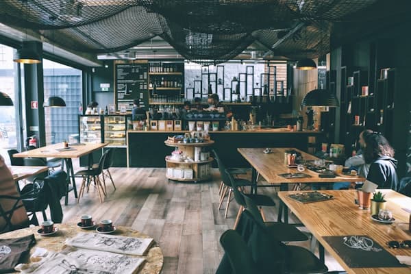 Vinohrady Espresso Bar interior loft